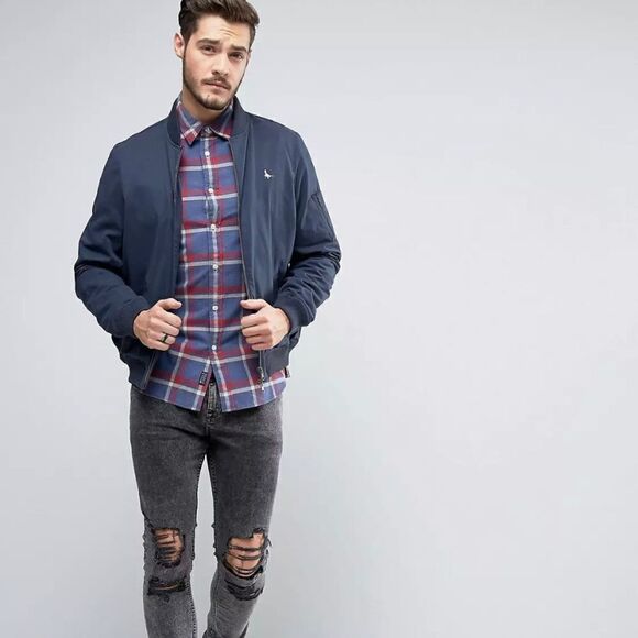 Jack Wills Windbreaker Bomber Jacket - Picture 3 of 11